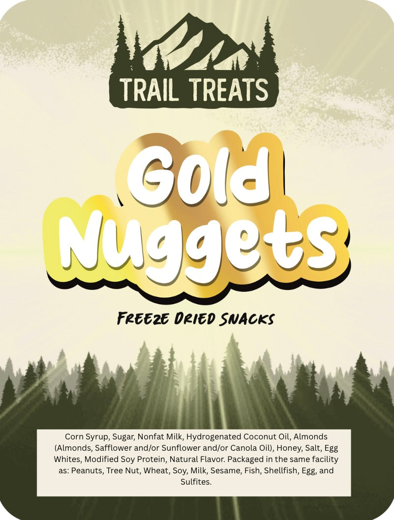 Gold Nuggets - honey and almond taffy