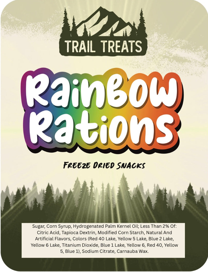 Rainbow Rations - fruit flavored candy