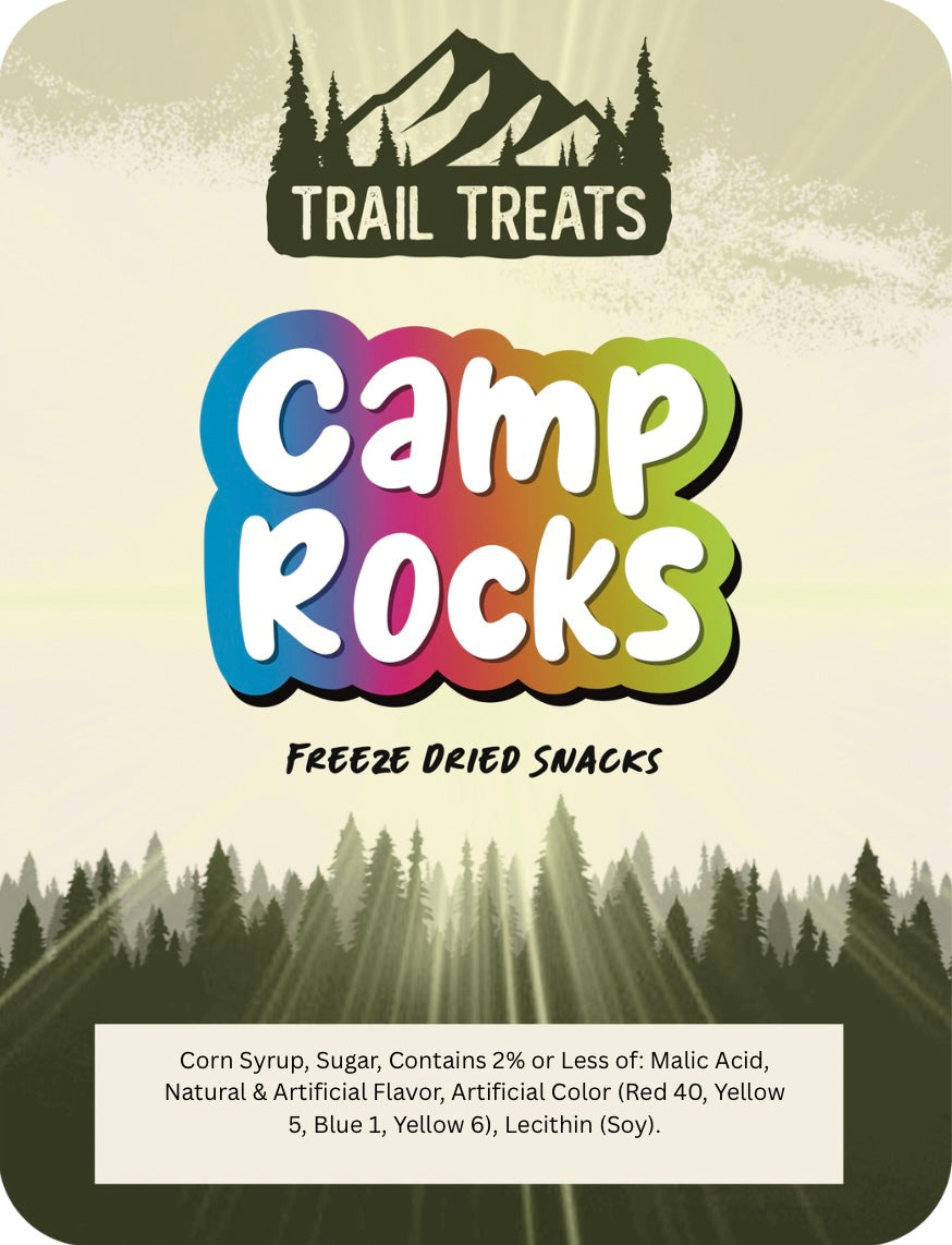 Camp Rocks - Dried Hardy Fruit Candy